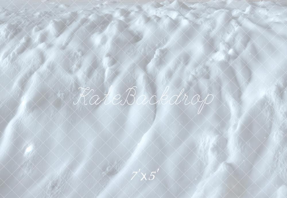 Kate Winter Schnee Textur Weiß Hintergrund Entworfen von Kate Image - Kate Backdrop.de