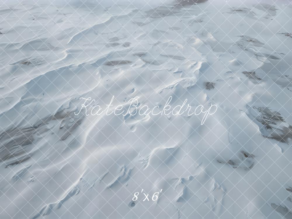 Kate Winter Schnee Landschaft Weiß Hintergrund Entworfen von Kate Image