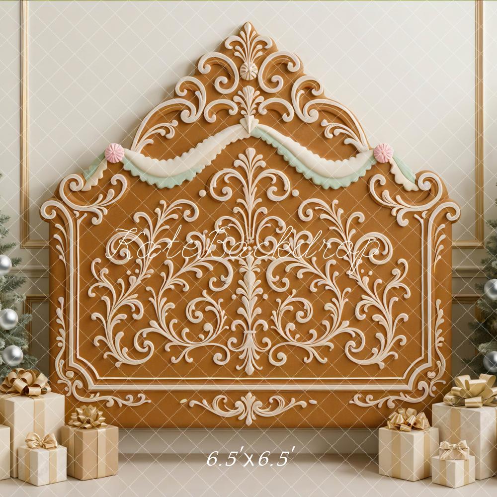Kate Weihnachten Lebkuchen Verziert Klassisch Hintergrund Entworfen von Mini MakeBelieve - Kate Backdrop.de