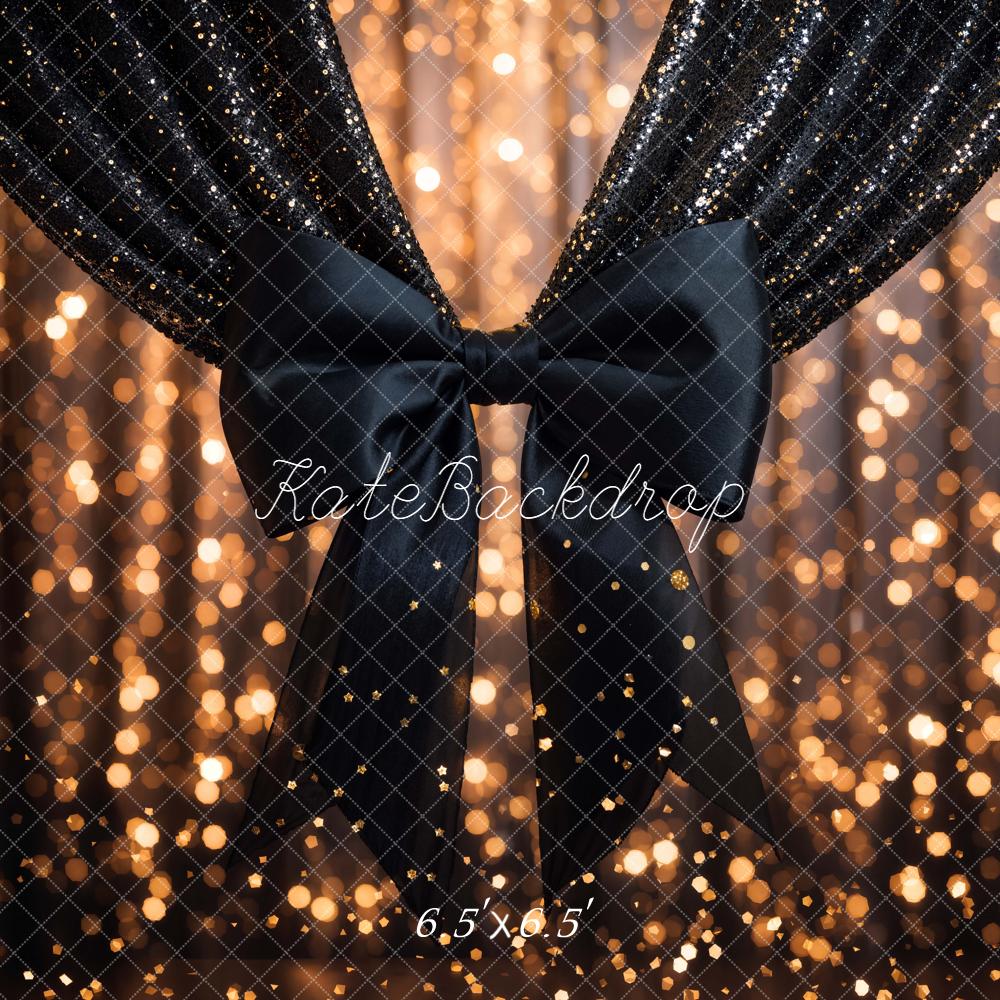 Kate Ball Glitzer Vorhang Goldlicht Hintergrund Entworfen von Chain - Kate Backdrop.de