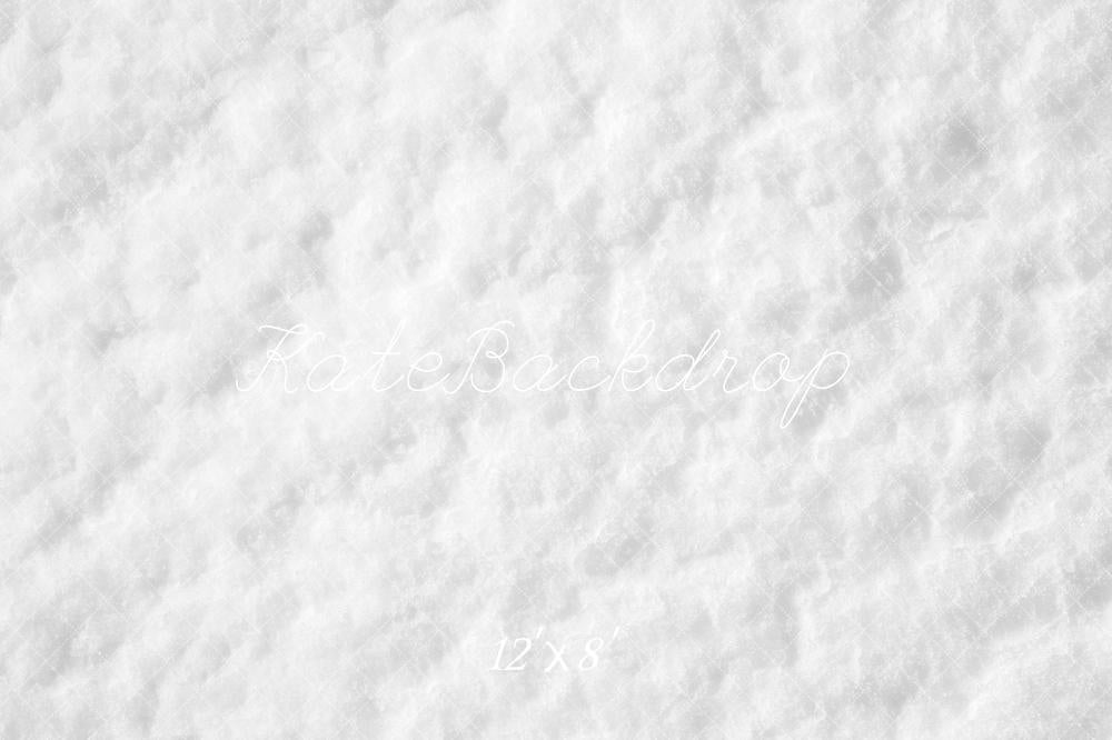 Kate Winter Schnee Textur Weiß Fleece Hintergrund Entworfen von Kate Image - Kate Backdrop.de