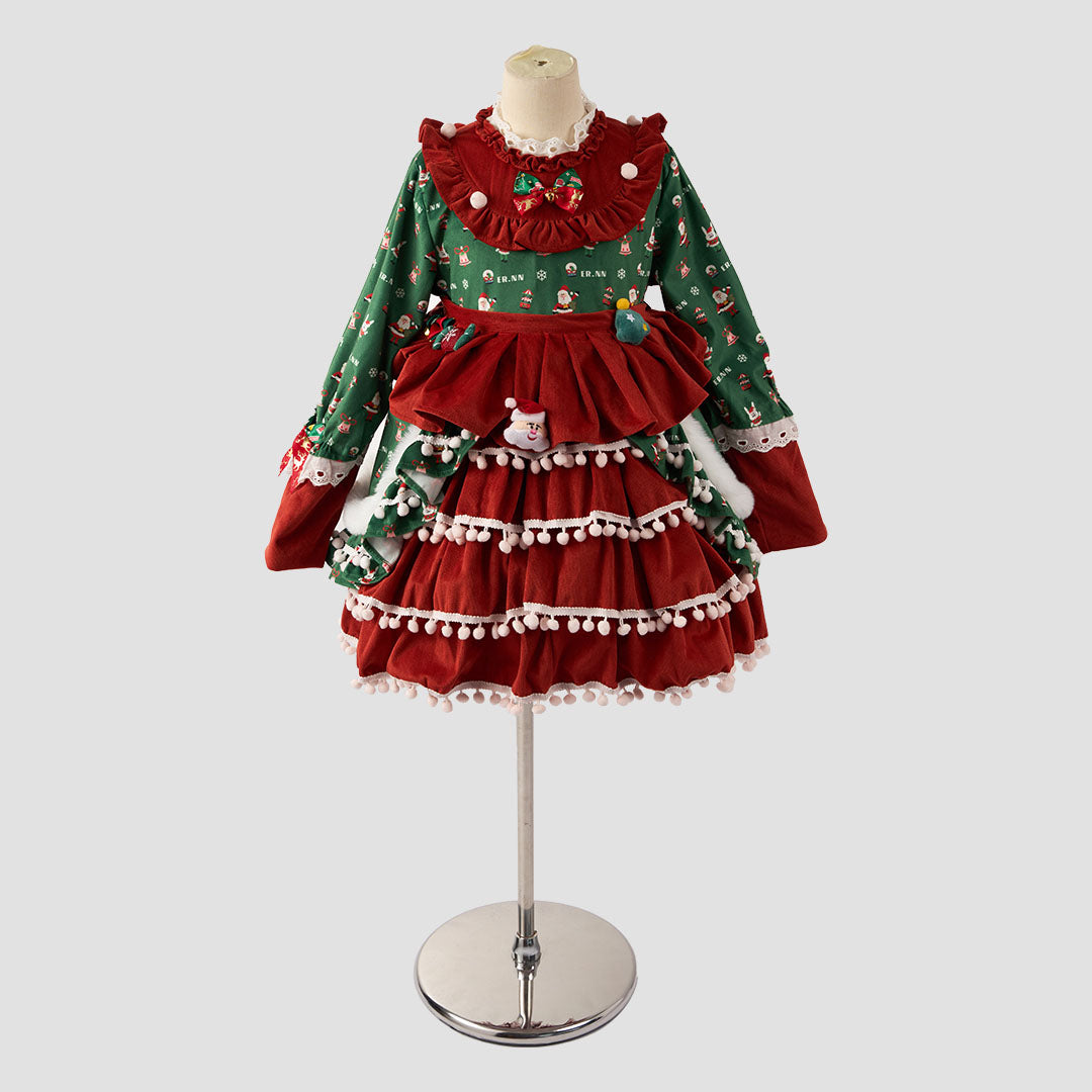 Kate Weihnachts-Lolita-Prinzessinnenkleid - Kate Backdrop.de