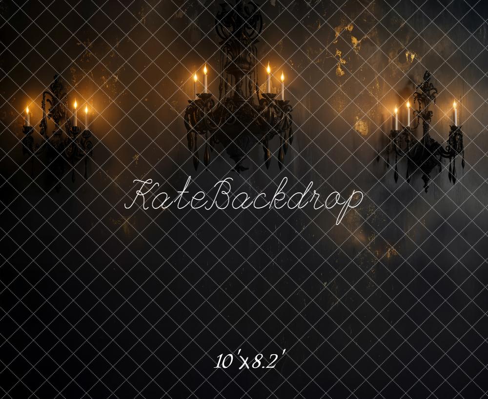 Kate Vintage Kerzenhalter Dunkel Eleganz Hintergrund Entworfen von Emetselch - Kate Backdrop.de