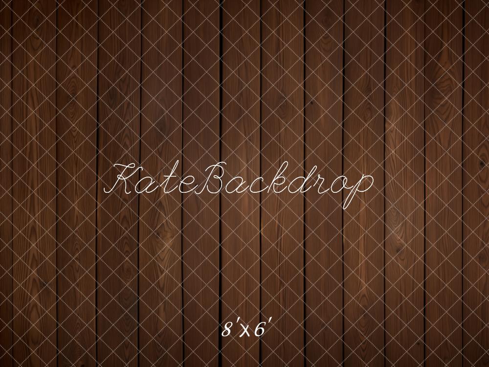 Kate Holz Vertikale Bretter Braun Fleece Hintergrund Entworfen von Kate Image - Kate Backdrop.de