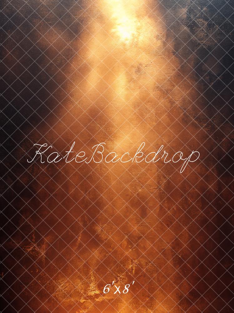 Kate Abstrakte Lichtstrahlen Gold Braun Fleece Hintergrund Entworfen von Emetselch - Kate Backdrop.de