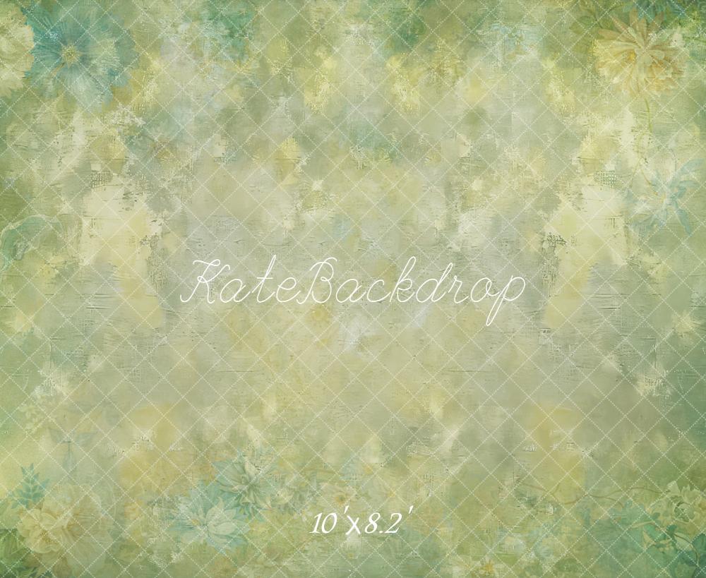 Kate Blumen Pastell Grün Hintergrund Entworfen von Kate Image - Kate Backdrop.de
