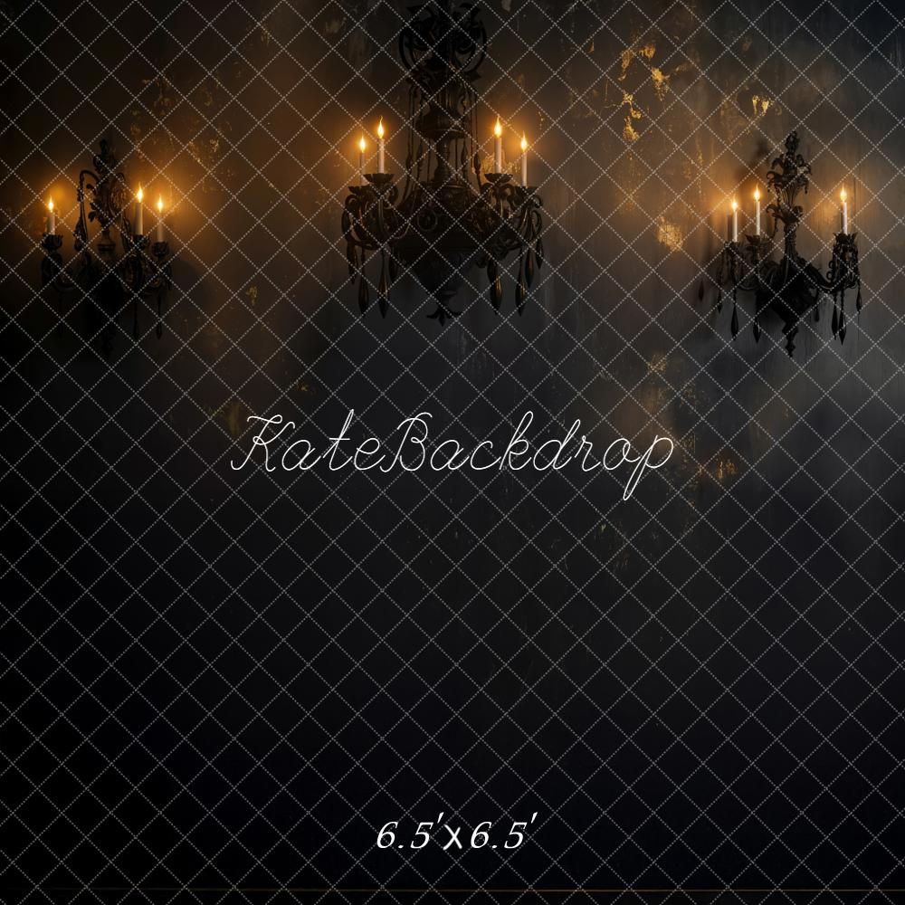 Kate Vintage Kerzenhalter Dunkel Eleganz Hintergrund Entworfen von Emetselch - Kate Backdrop.de