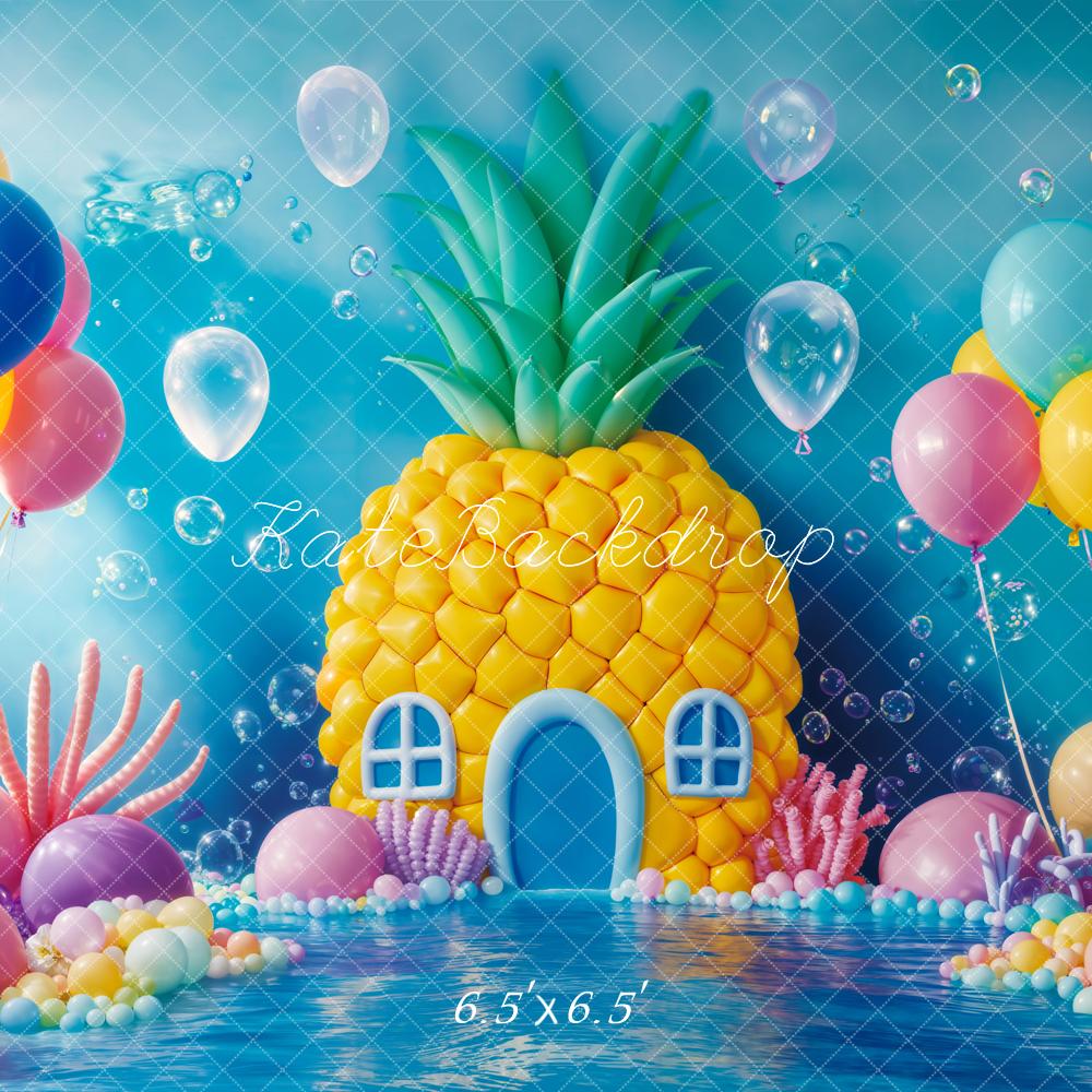 Kate Unterwasser Ananas Ballons Bunt Hintergrund Entworfen von Emetselch - Kate Backdrop.de