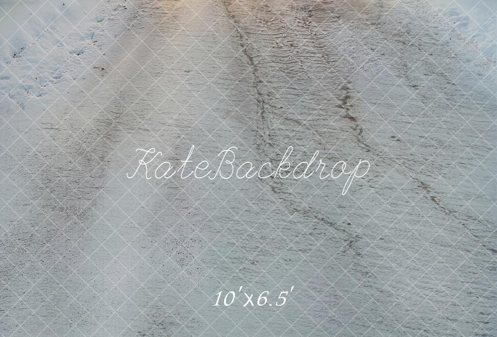 Kate Winter Schnee Boden Textur Fleece Hintergrund Entworfen von Kate Image - Kate Backdrop.de