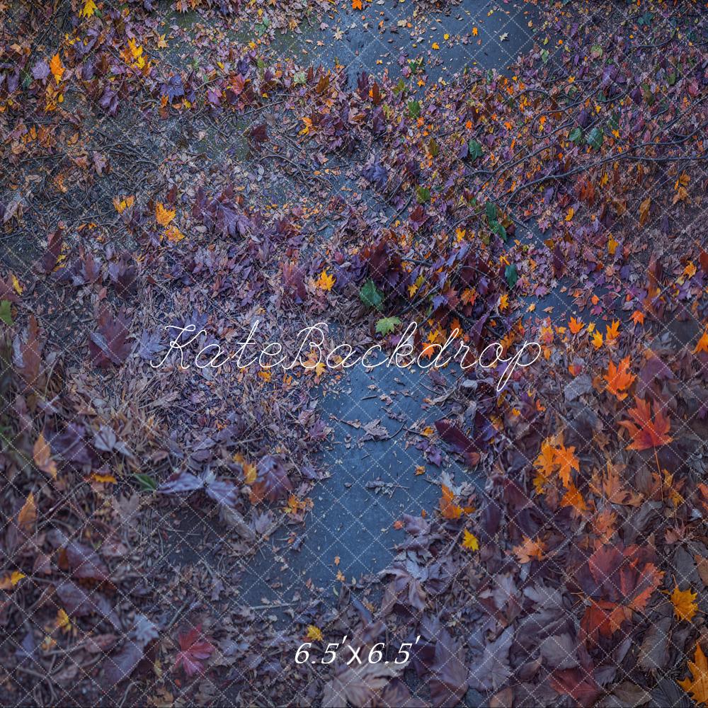 Kate Herbst Blätter Boden Hintergrund Entworfen von Emetselch