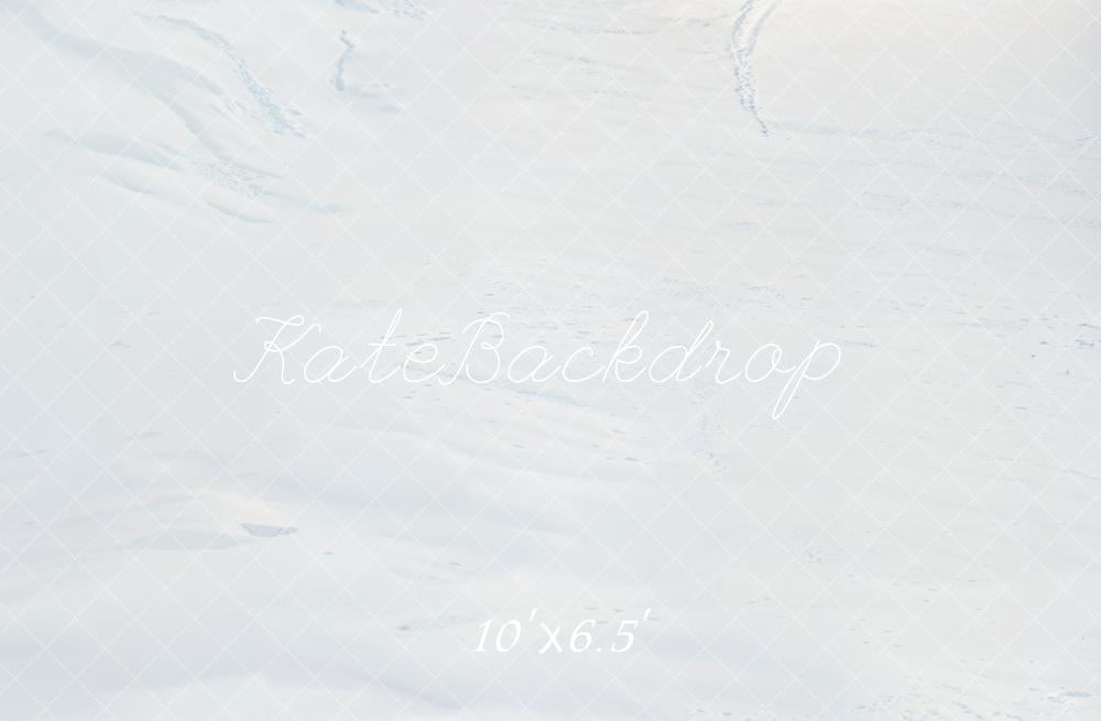 Kate Winter Schnee Textur Weiß Fleece Hintergrund Entworfen von Kate Image