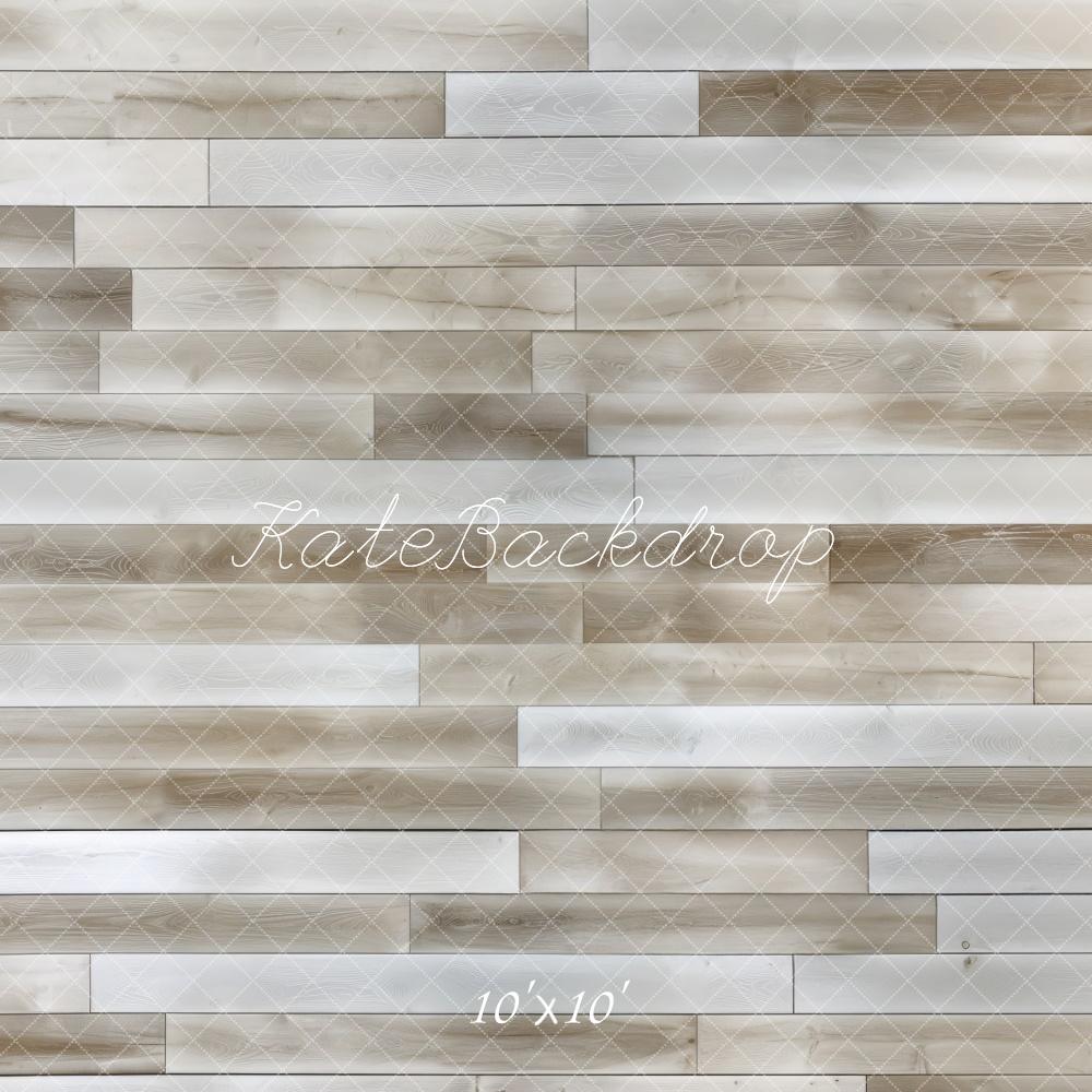 Kate Holz Planken Neutral Modern Hintergrund Entworfen von Mini MakeBelieve