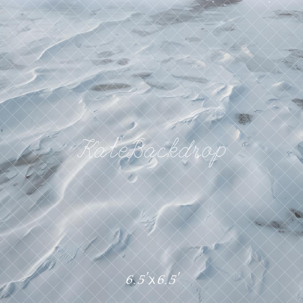 Kate Winter Schnee Landschaft Weiß Hintergrund Entworfen von Kate Image