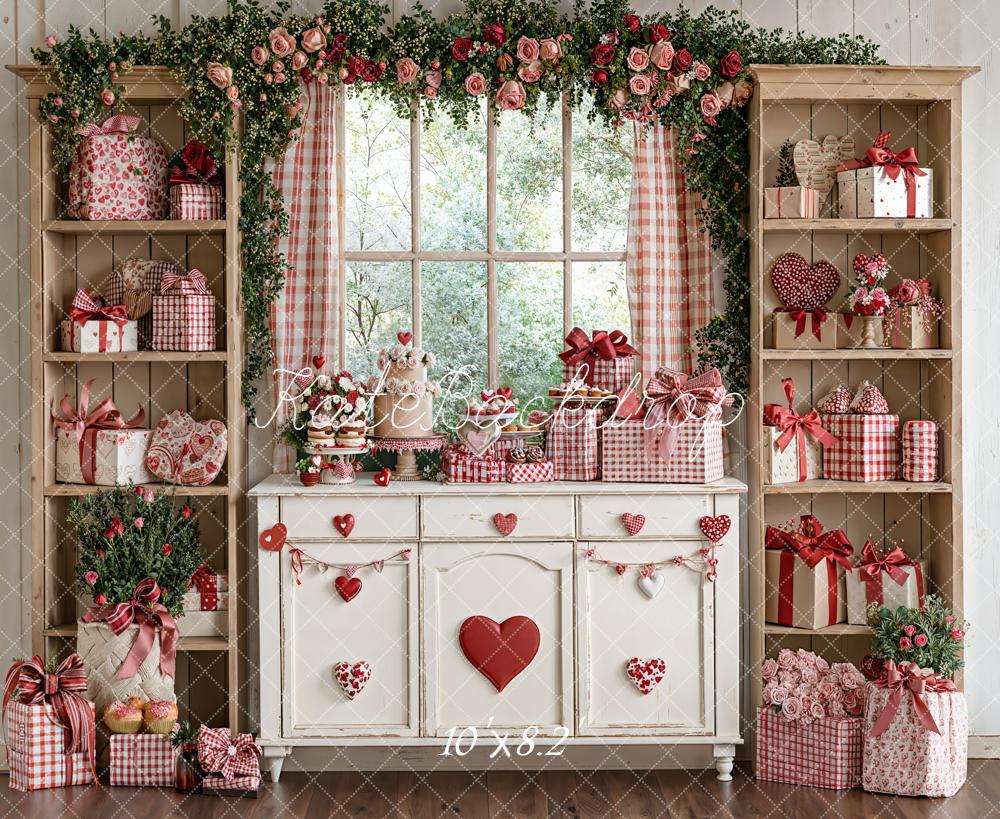 Kate Valentinstag Geschenke Rosen Vintage Hintergrund Entworfen von Emetselch - Kate Backdrop.de