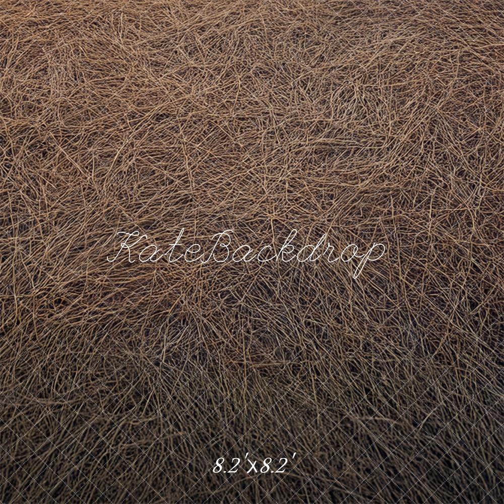 Kate Herbst Trockenes Stroh Textur Hintergrund Entworfen von Mini MakeBelieve