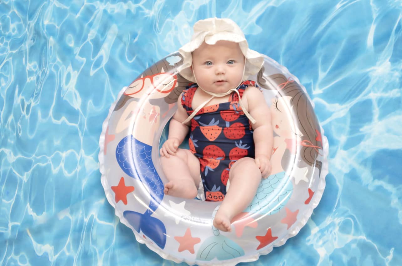 Kate Abstrakt Blau Wasser Welle Hintergrund Sommer von Chain Photography - Kate Backdrop.de