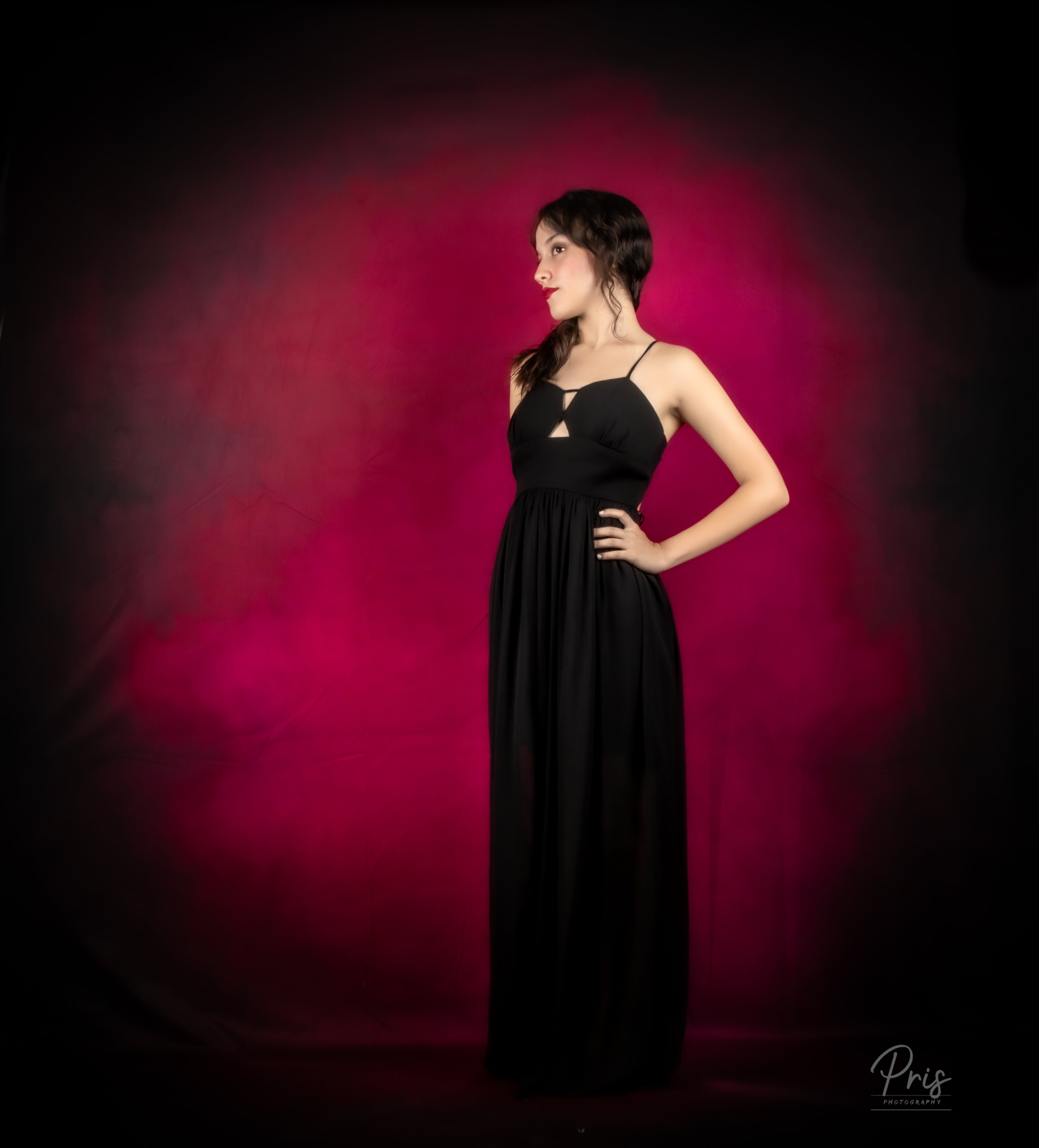 Kate Abstrakter dunkler Rosen-roter Hintergrund für Fotografie