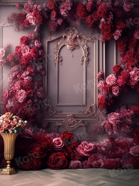Kate Romantische Rose Floral Vintage Wand Hintergrund für Fotografie - Kate Backdrop.de