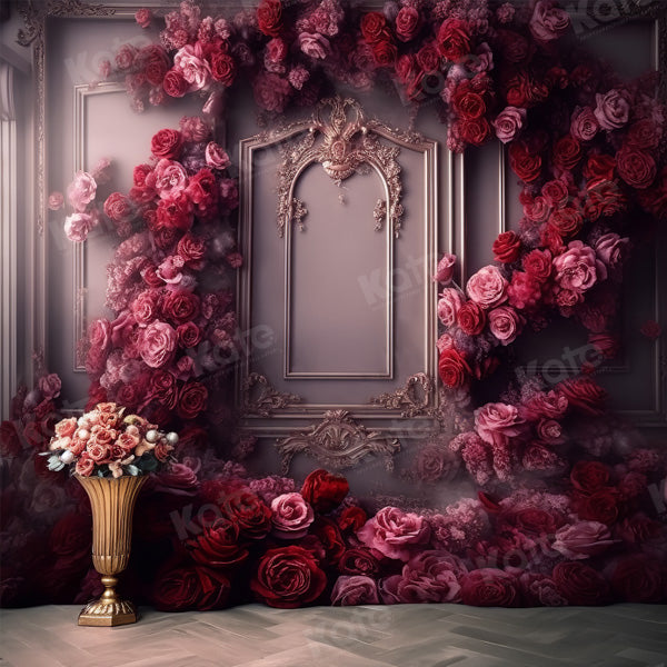 Kate Romantische Rose Floral Vintage Wand Hintergrund für Fotografie - Kate Backdrop.de