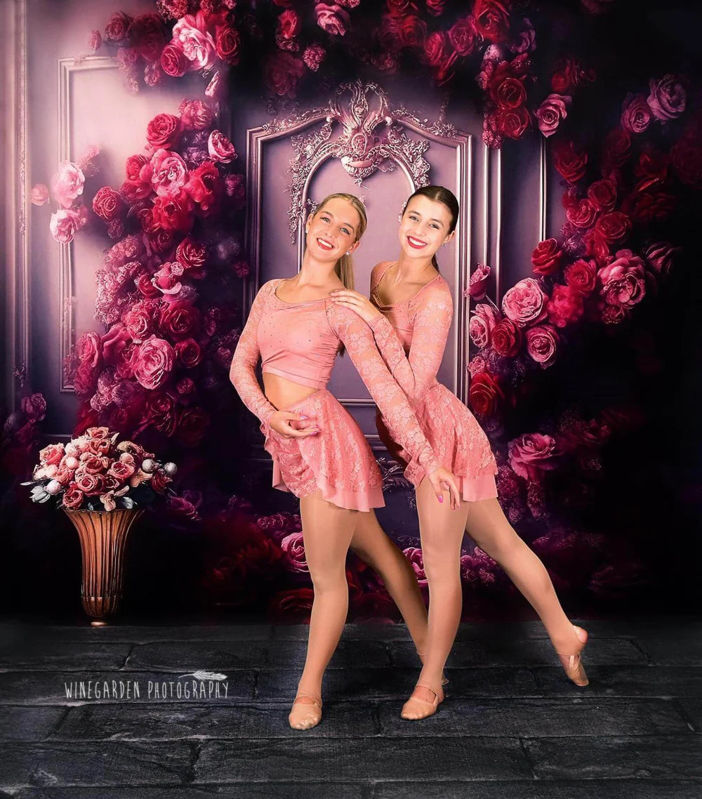 Kate Romantische Rose Floral Vintage Wand Hintergrund für Fotografie - Kate Backdrop.de