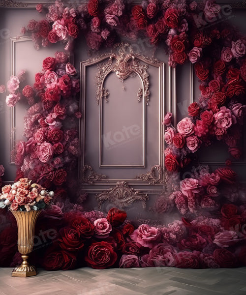 Kate Romantische Rose Floral Vintage Wand Hintergrund für Fotografie - Kate Backdrop.de