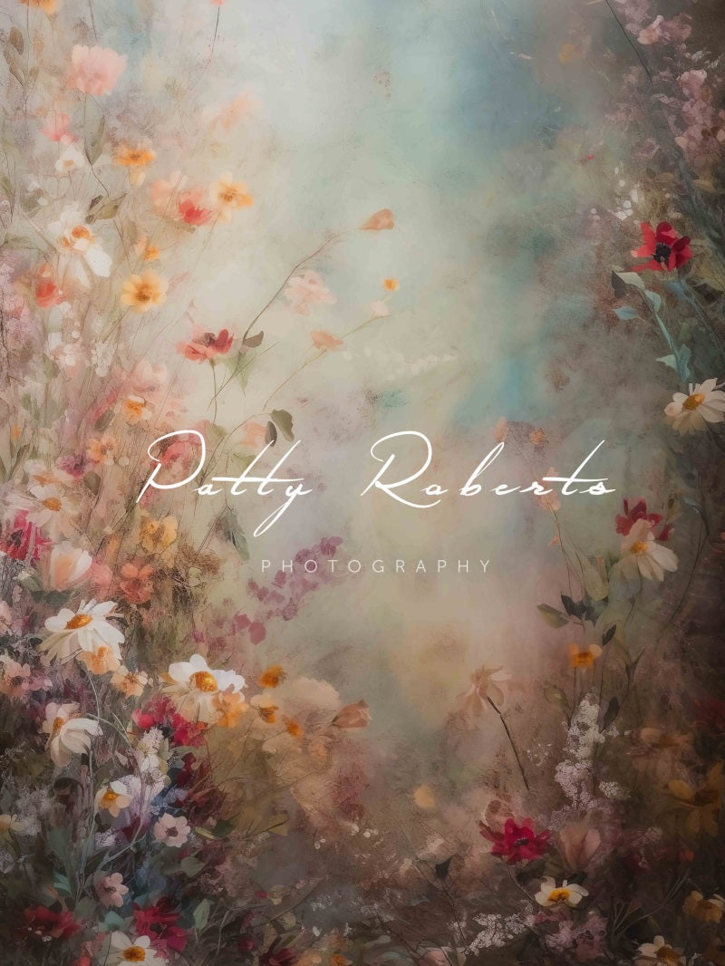 Kate Mystische Blüten Kunst Fleece Hintergrund Entworfen von Patty Robert - Kate Backdrop.de