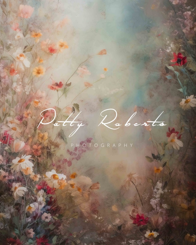 Kate Mystische Blüten Kunst Fleece Hintergrund Entworfen von Patty Robert - Kate Backdrop.de
