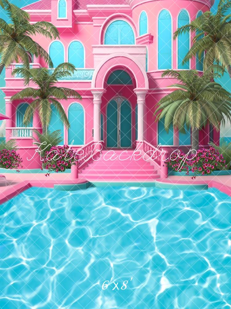 Kate Sommer Pool Party Dolly Traum Fleece Hintergrund Entworfen von Ashley Paul