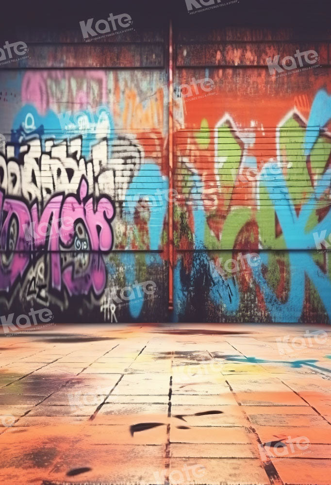 Kate Graffiti Wand Hintergrund von Chain Photography - Kate Backdrop.de