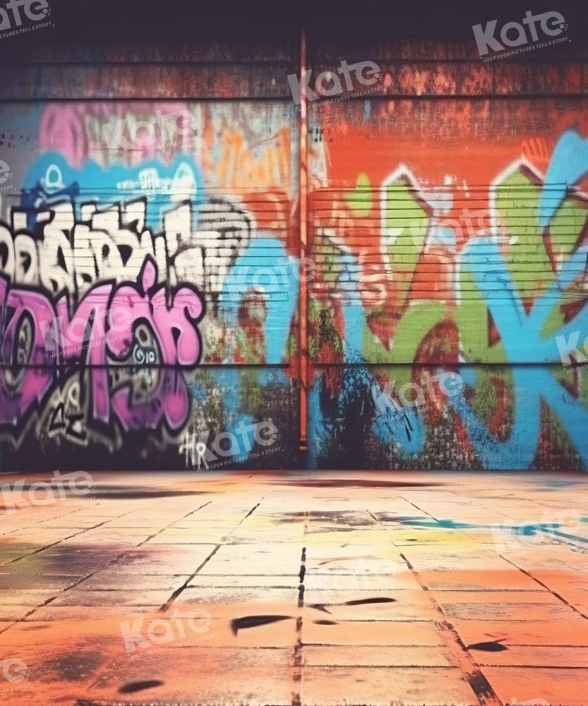 Kate Graffiti Wand Hintergrund von Chain Photography - Kate Backdrop.de