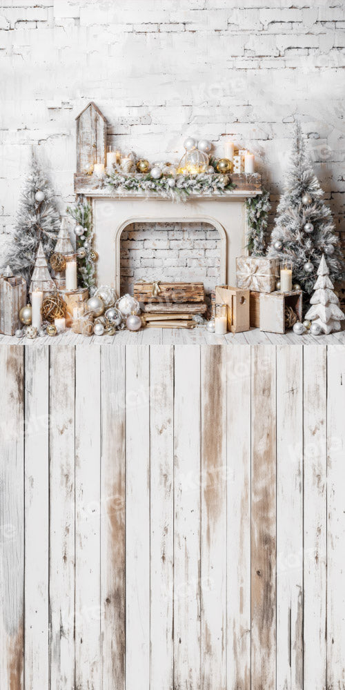 Kate Weihnachten Tür Baum Schnee Hintergrund von Emetselch