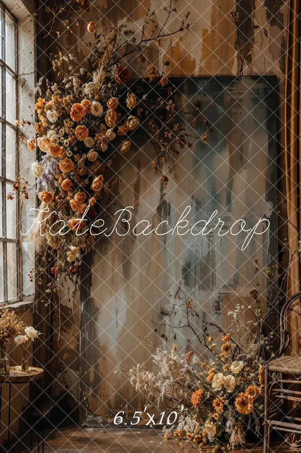 Kate Frühling Ölgemälde Blumen Abstrakter Hintergrund von Chain Photography - Kate Backdrop.de