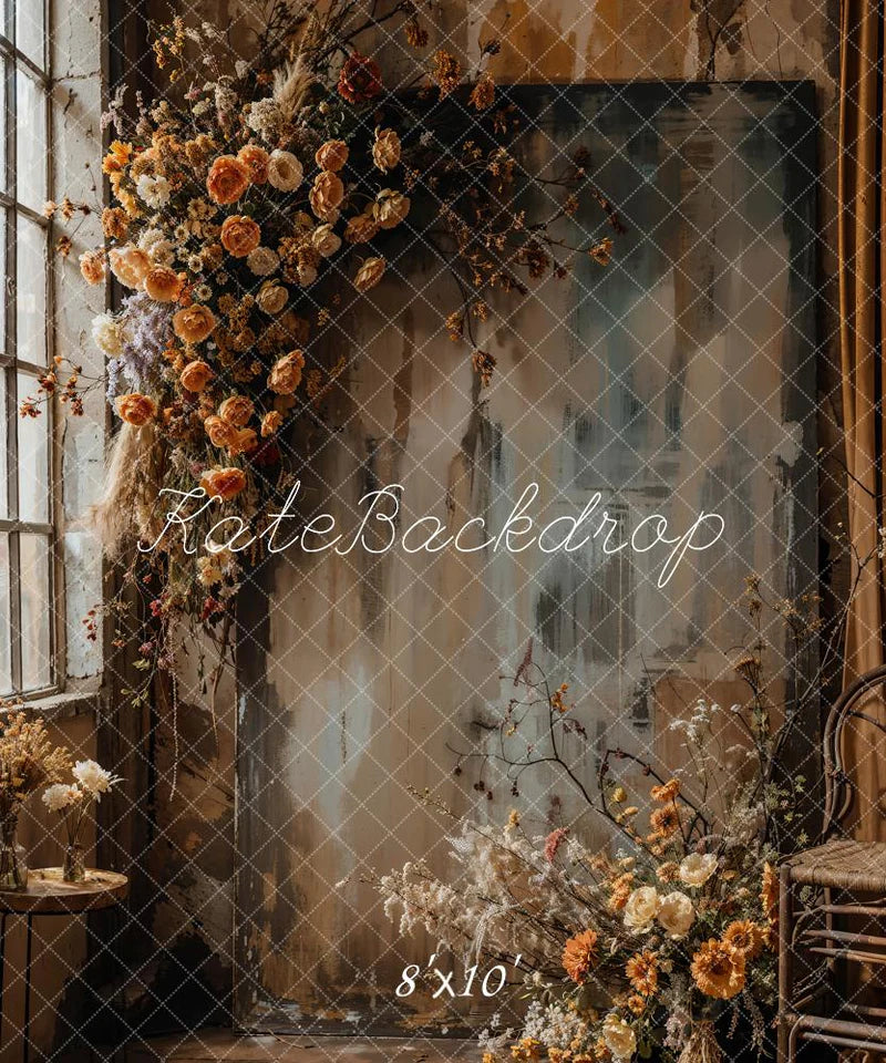 Kate Frühling Ölgemälde Blumen Abstrakter Hintergrund von Chain Photography - Kate Backdrop.de