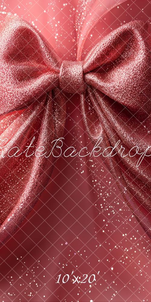 Kate Glitzernde rosa große Schleife Hintergrund Entworfen von Emetselch - Kate Backdrop.de