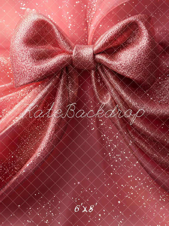 Kate Glitzernde rosa große Schleife Hintergrund Entworfen von Emetselch - Kate Backdrop.de