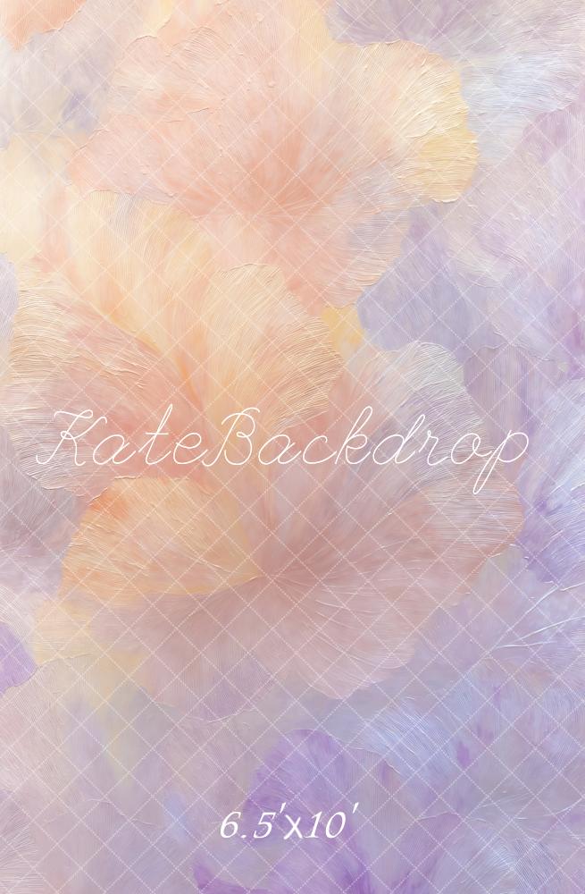 Kate Pastellrosa Bunte Rosa Lila Blumen Abstrakt Hintergrund Entworfen von Chain Photography - Kate Backdrop.de