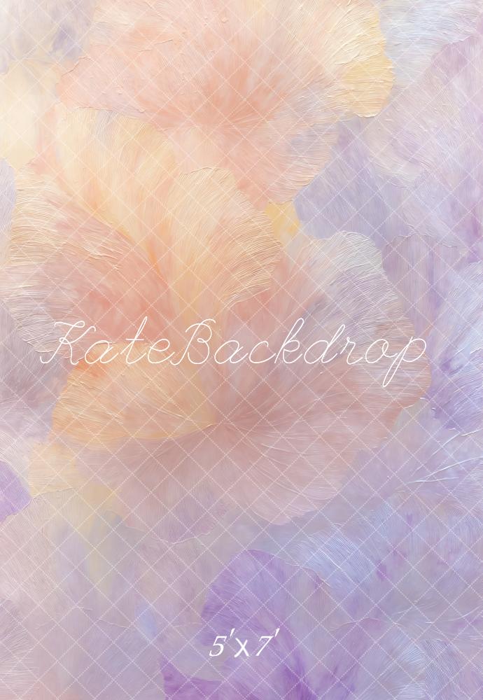 Kate Pastellrosa Bunte Rosa Lila Blumen Abstrakt Hintergrund Entworfen von Chain Photography - Kate Backdrop.de