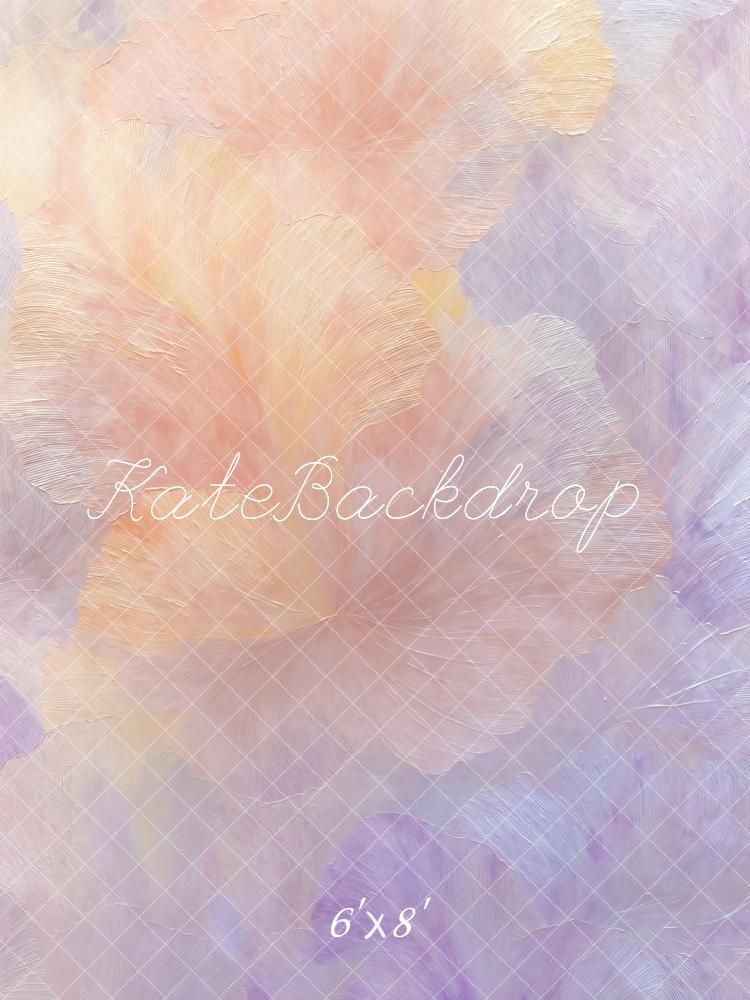 Kate Pastellrosa Bunte Rosa Lila Blumen Abstrakt Hintergrund Entworfen von Chain Photography - Kate Backdrop.de