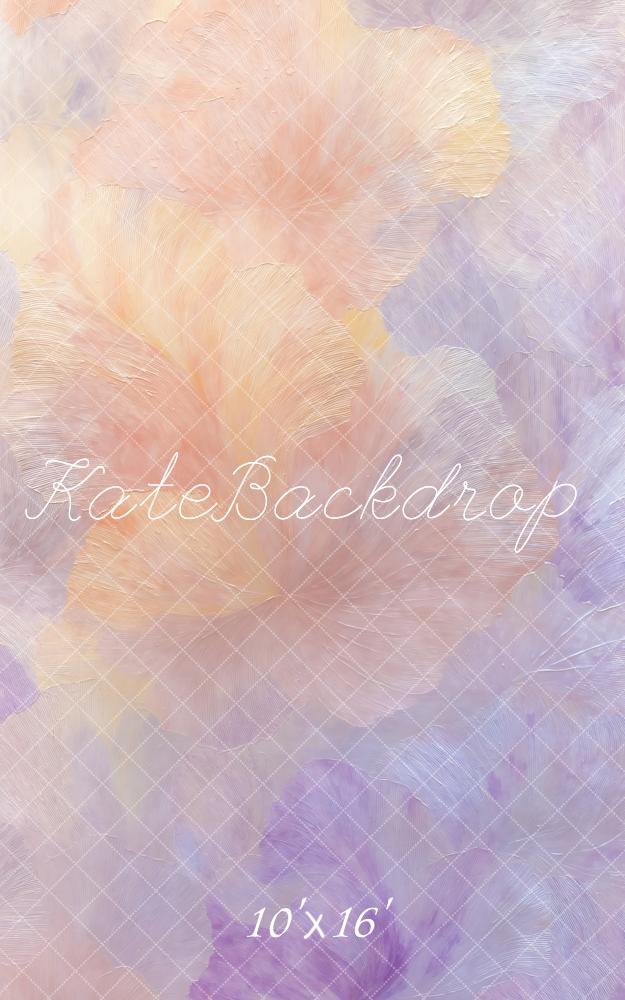 Kate Pastellrosa Bunte Rosa Lila Blumen Abstrakt Hintergrund Entworfen von Chain Photography