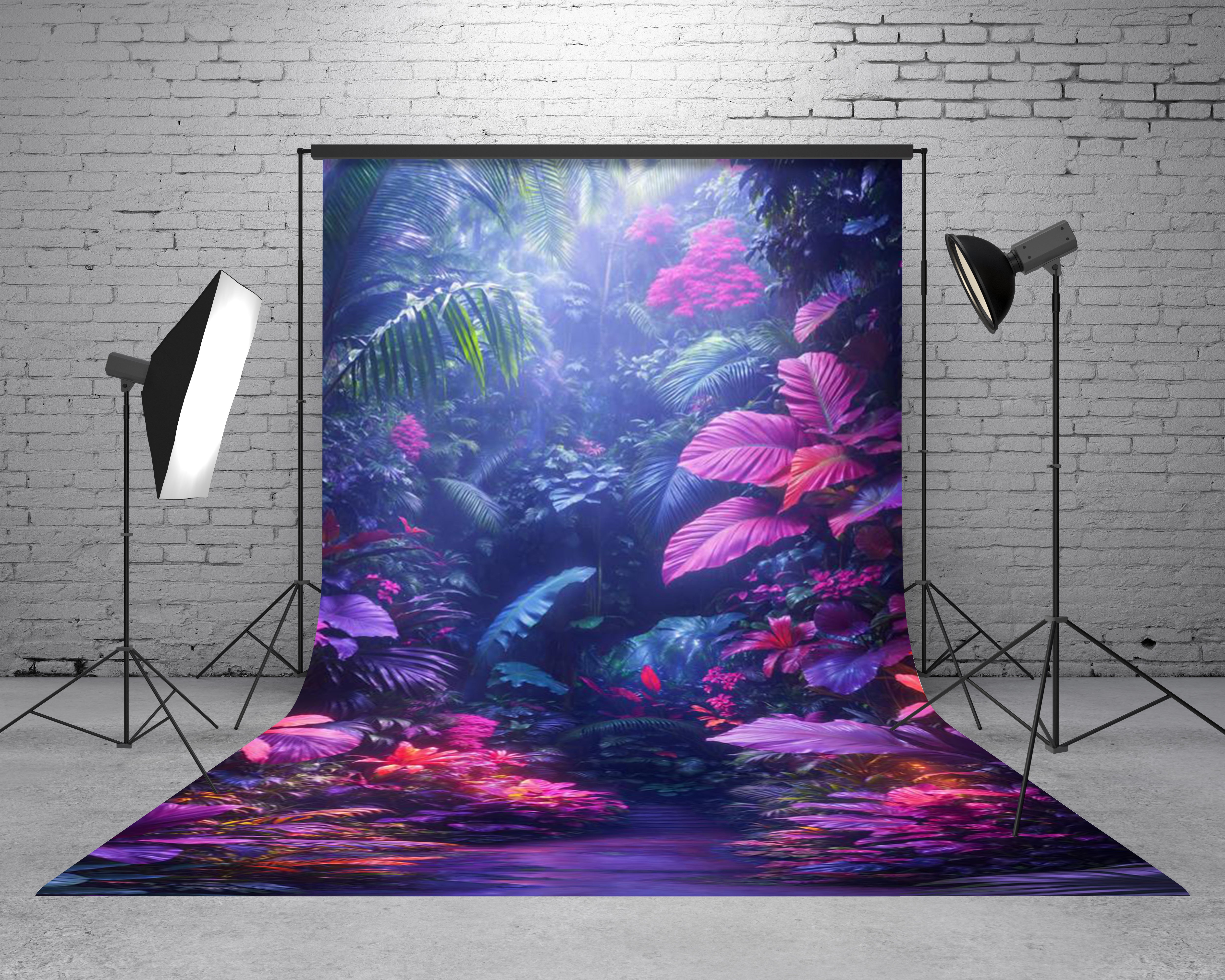 Kate Fantasie Dschungel Blumen Hintergrund Entworfen von Chain Photography