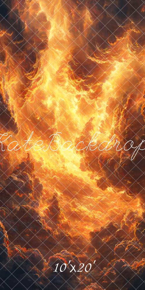 Kate Mode Fiery Himmel Abstrakte Textur Hintergrund Entworfen von Chain Photography - Kate Backdrop.de