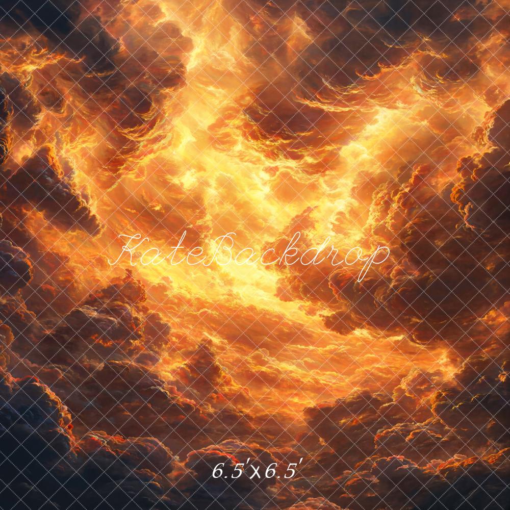 Kate Mode Fiery Himmel Abstrakte Textur Hintergrund Entworfen von Chain Photography - Kate Backdrop.de