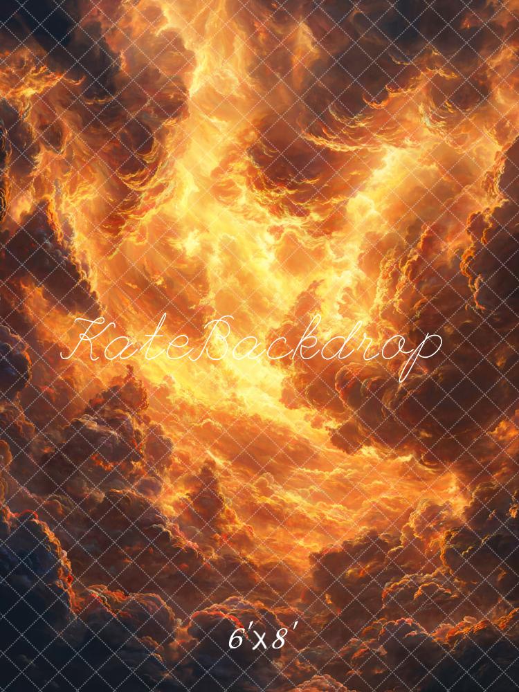 Kate Mode Fiery Himmel Abstrakte Textur Hintergrund Entworfen von Chain Photography