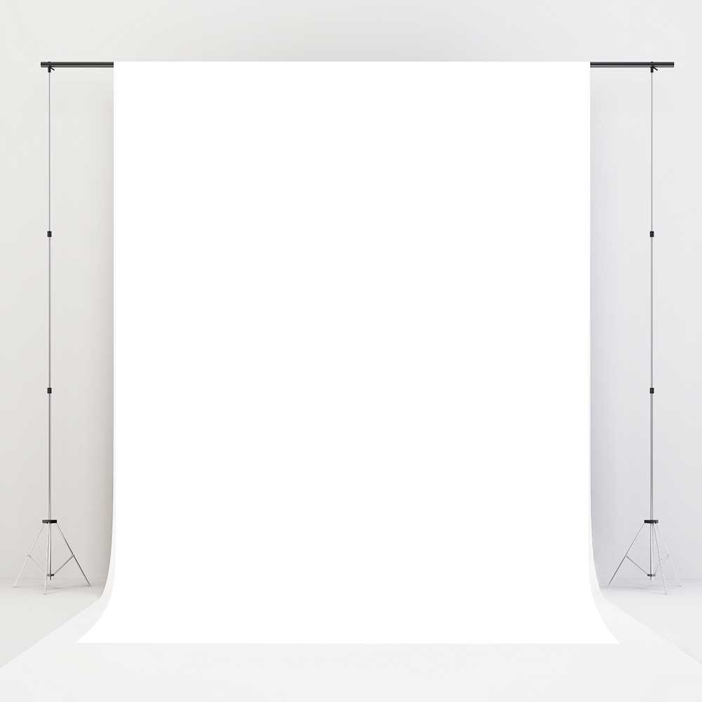 Kate Bodenhintergrund aus massivem weißem Vinyl - Kate Backdrop.de