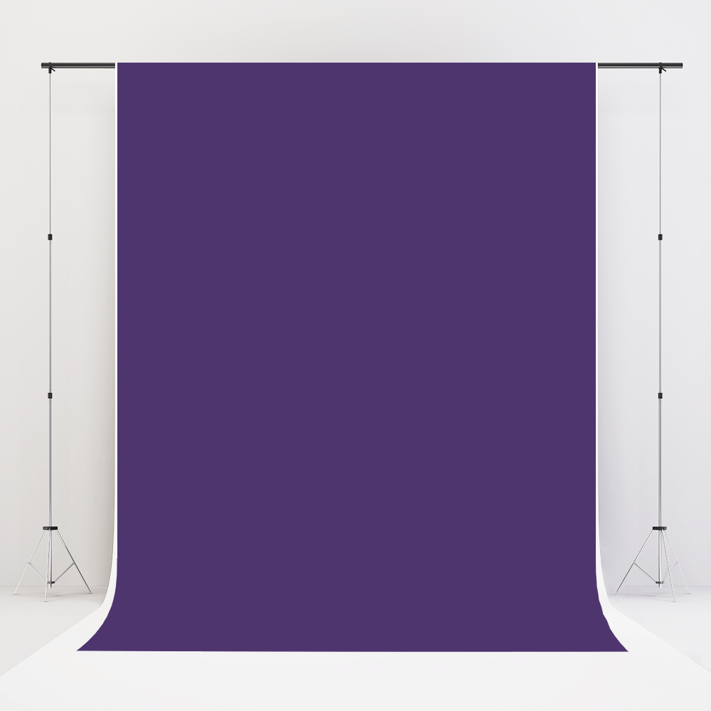 Kate Solid Dunkelvioletter Vinyl-Bodenhintergrund - Kate Backdrop.de