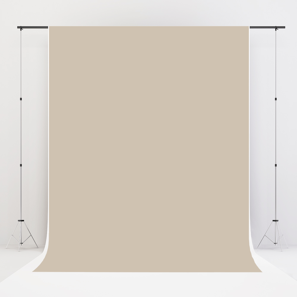 Kate Solid Dark Vanilla Vinyl-Bodenhintergrund - Kate Backdrop.de