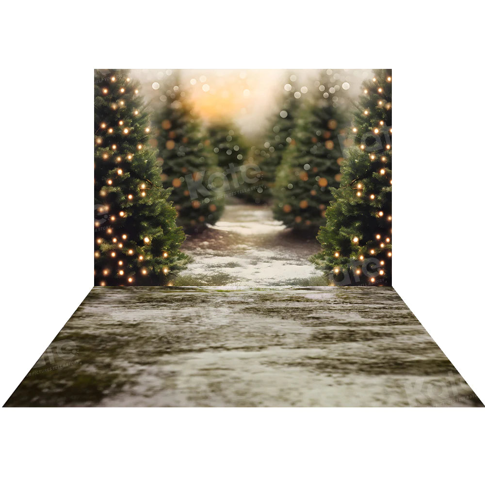 Kate Winter Weihnachten Hintergrund +Schmutz gemischt mit Gras und Schnee Boden Hintergrund für die Fotografie