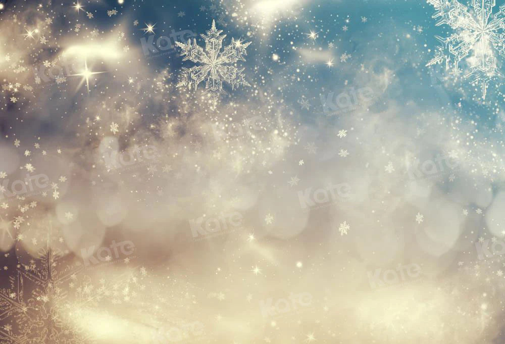 Kate Sparkling Frost Schneeflocken Hintergrund für Fotografie