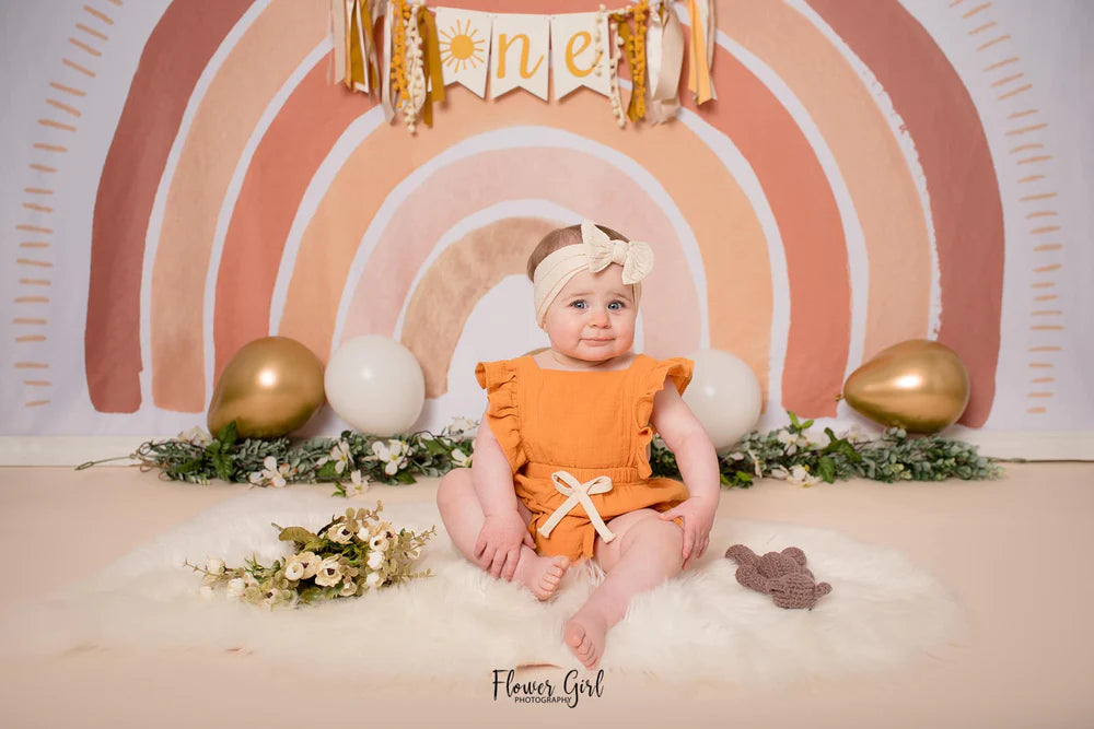 Kate Herbst Boho Regenbogen Hintergrund von Mandy Ringe Fotograf - Kate Backdrop.de