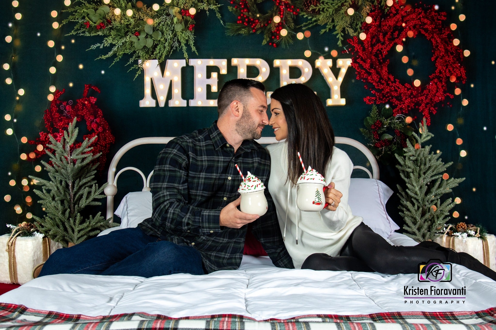 Kate Frohe Weihnachten Backdrop Sparkle Kopfteil von Mandy Ringe Photography - Kate Backdrop.de